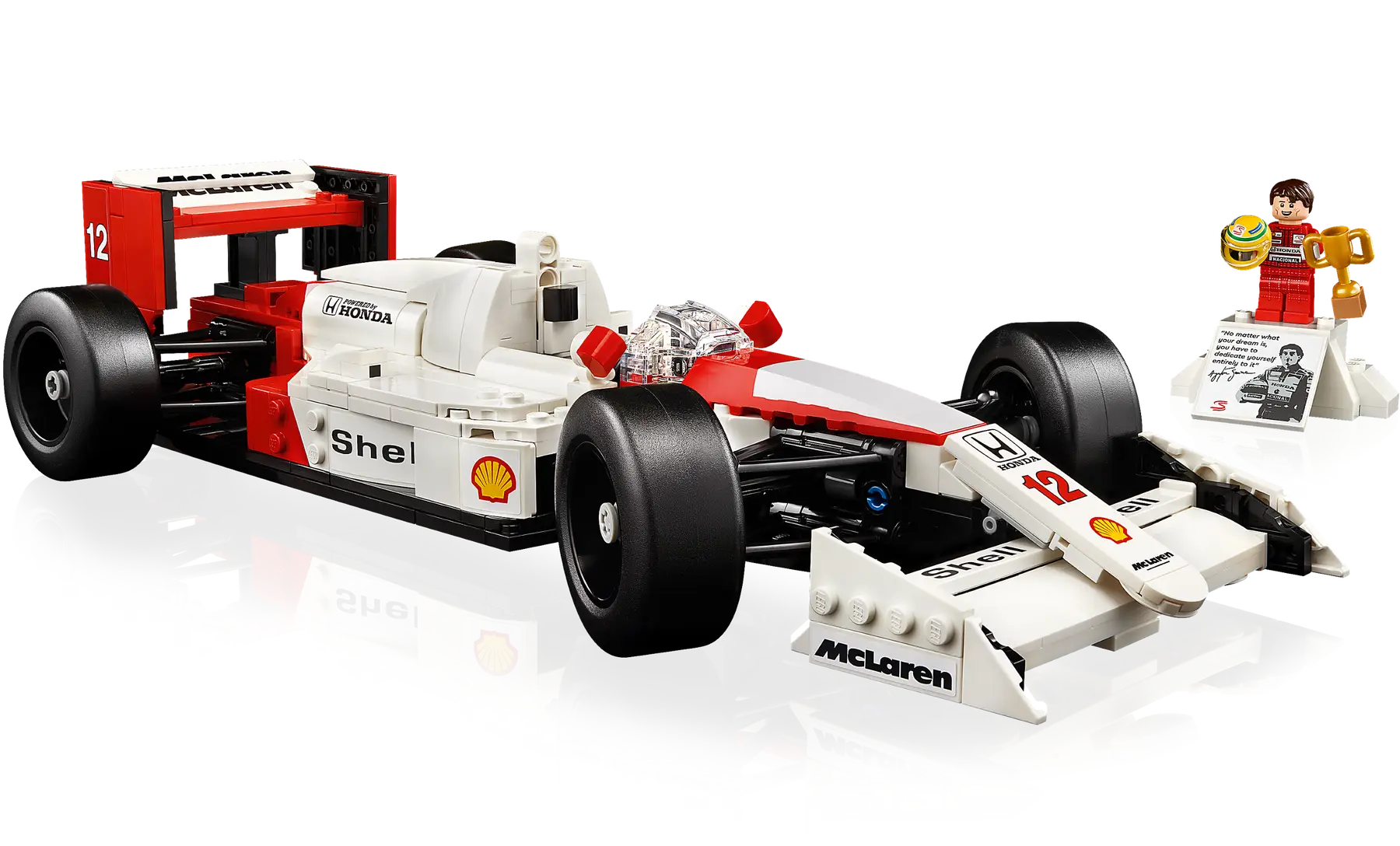 Compatible - Icons - 10330 - McLaren MP4/4 & Ayrton Senna - 693 Pieces