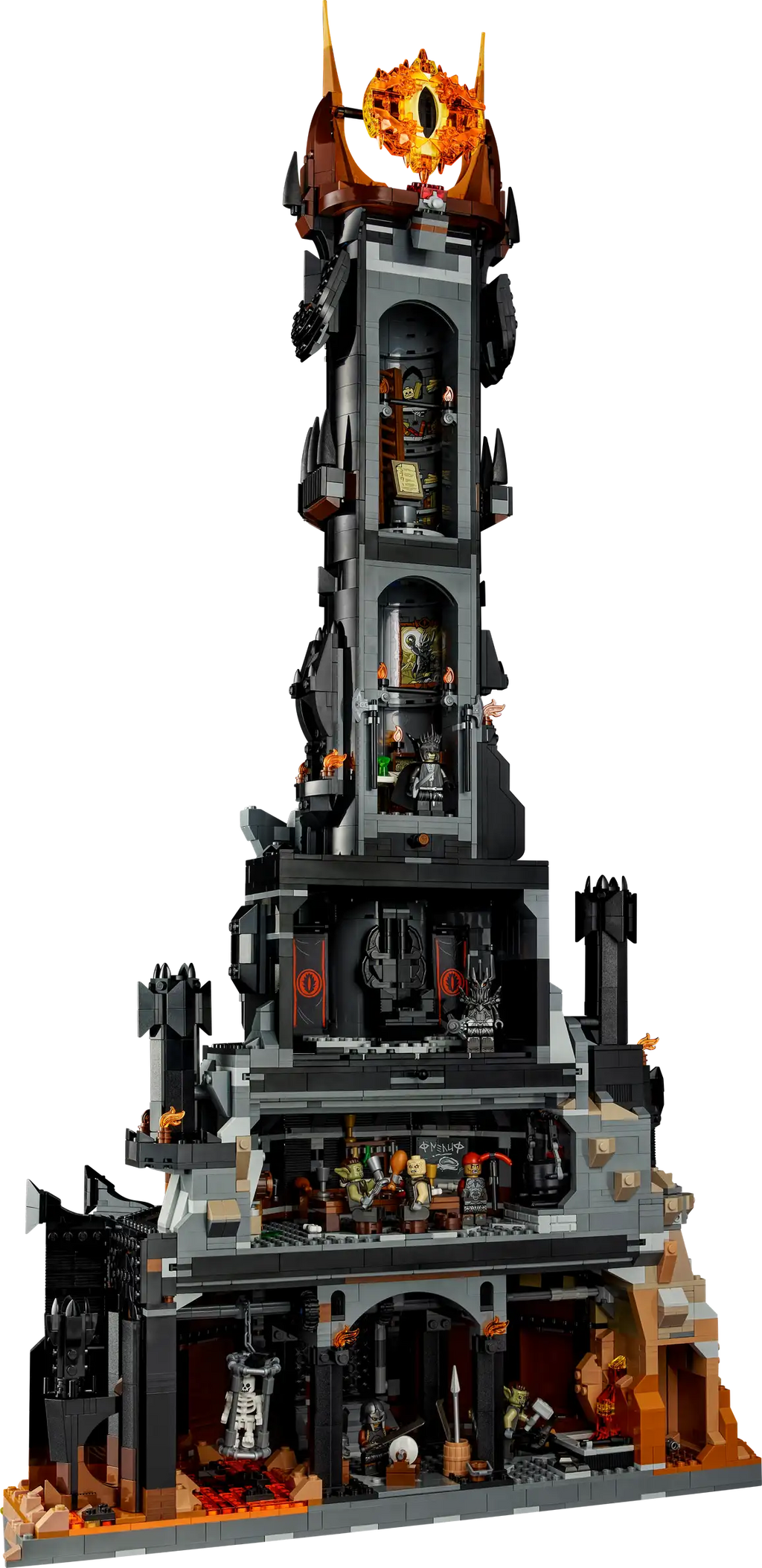 Compatible - Icons - 10333 - The Lord of the Rings - Barad-dur - 5471 Pieces