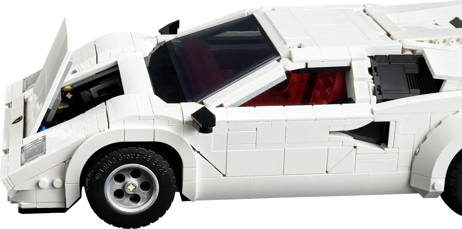 Compatible - Icons - 10337 - Lamborghini Countach 5000 Quattrovalvole - 1506 Pieces