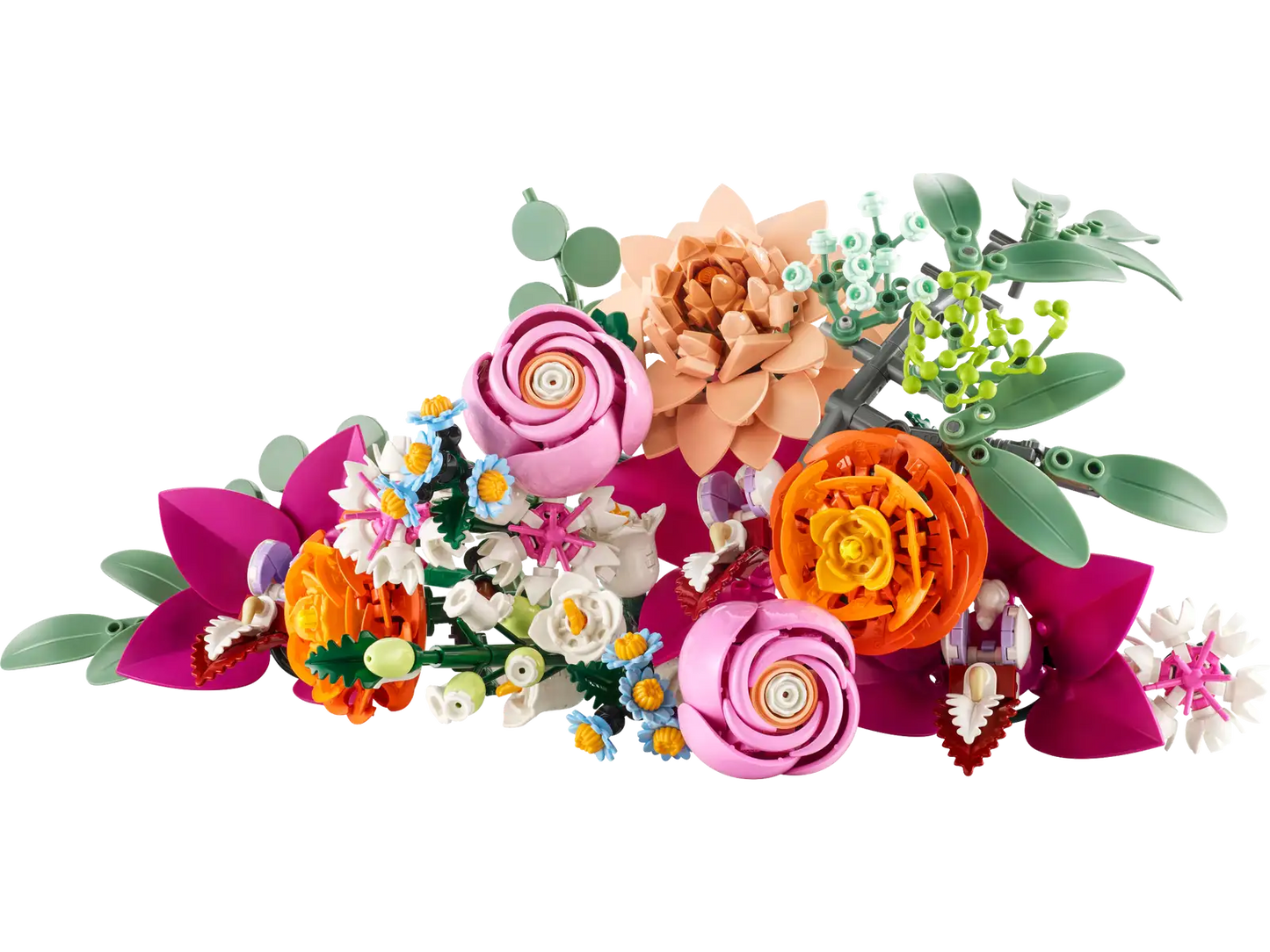 Compatible - 10342 - Pretty Pink Flower Bouquet - 749 Pieces