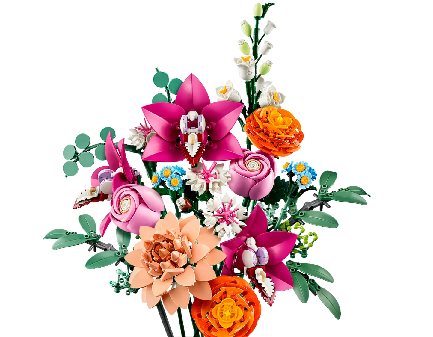 Compatible - 10342 - Pretty Pink Flower Bouquet - 749 Pieces