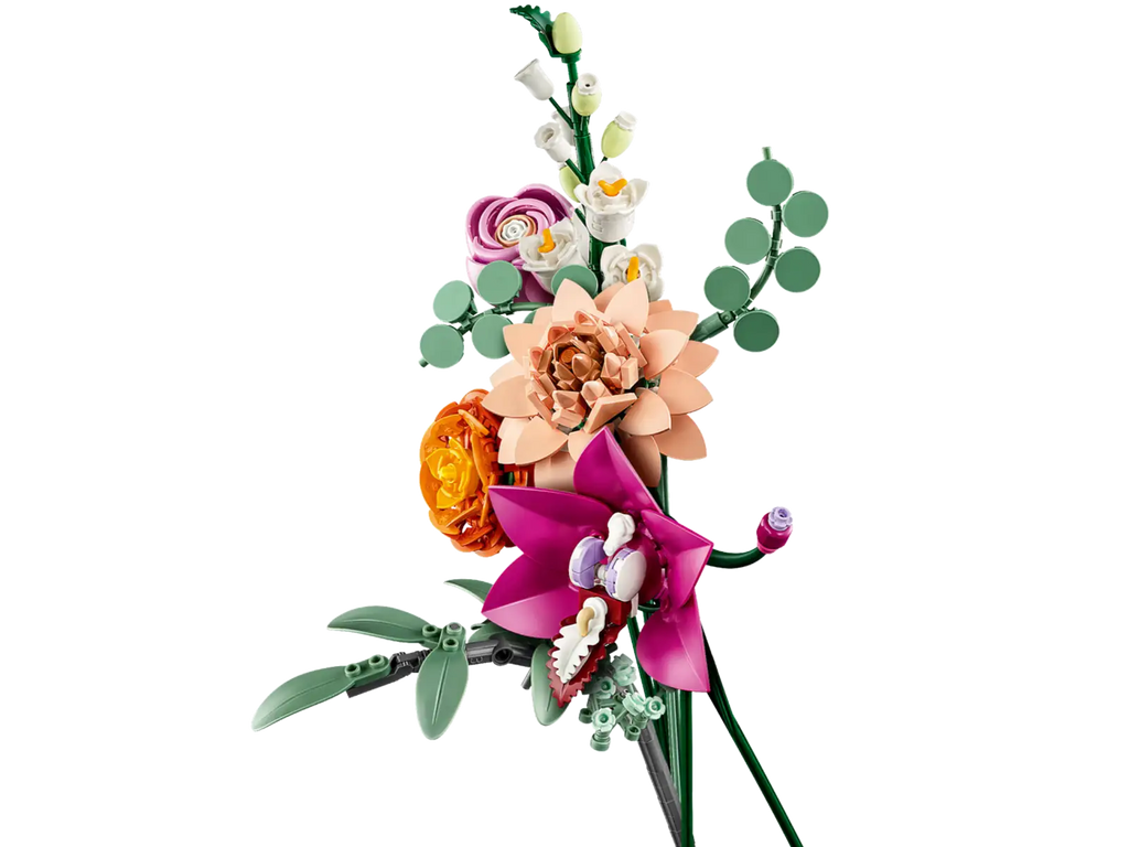 Compatible - Botanicals - 10342 - Pretty Pink Flower Bouquet - 749 Pieces
