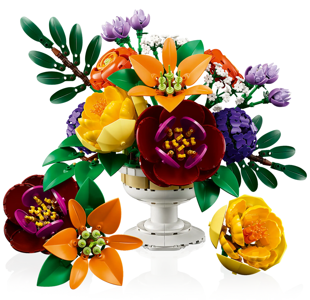 Compatible - Icons - 10345 - Botanicals - Flower Arrangement - 1161 Pieces