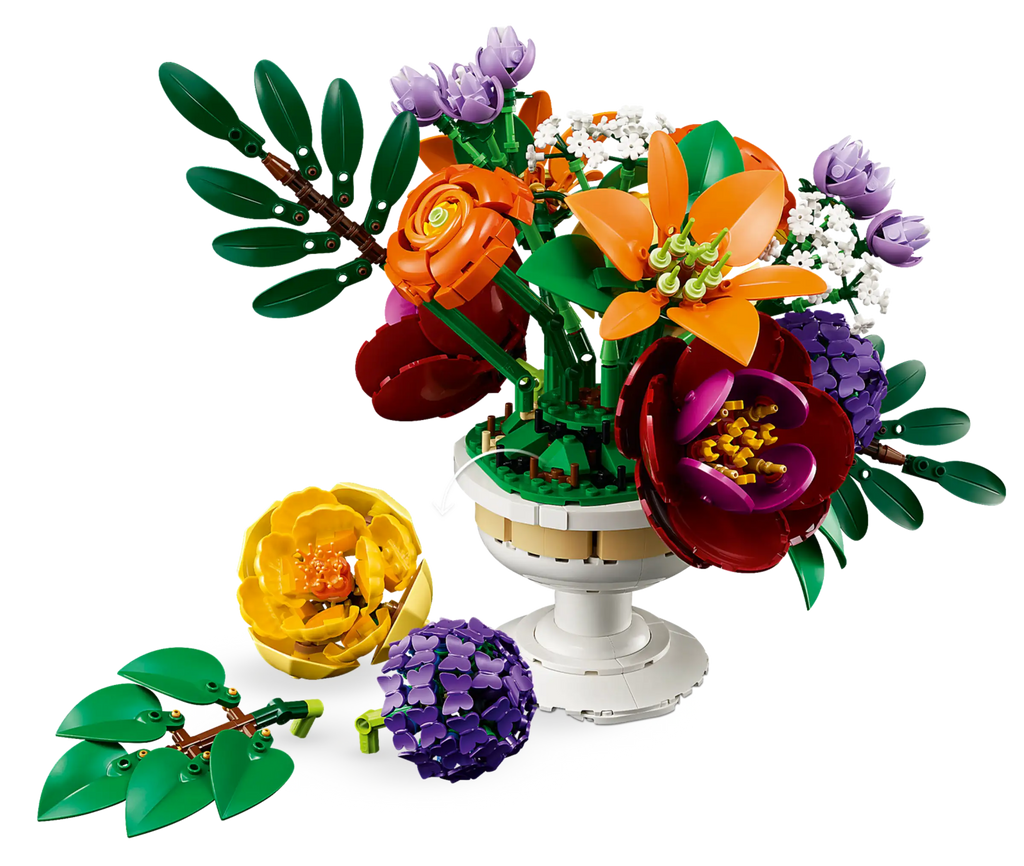 Compatible - Icons - 10345 - Botanicals - Flower Arrangement - 1161 Pieces