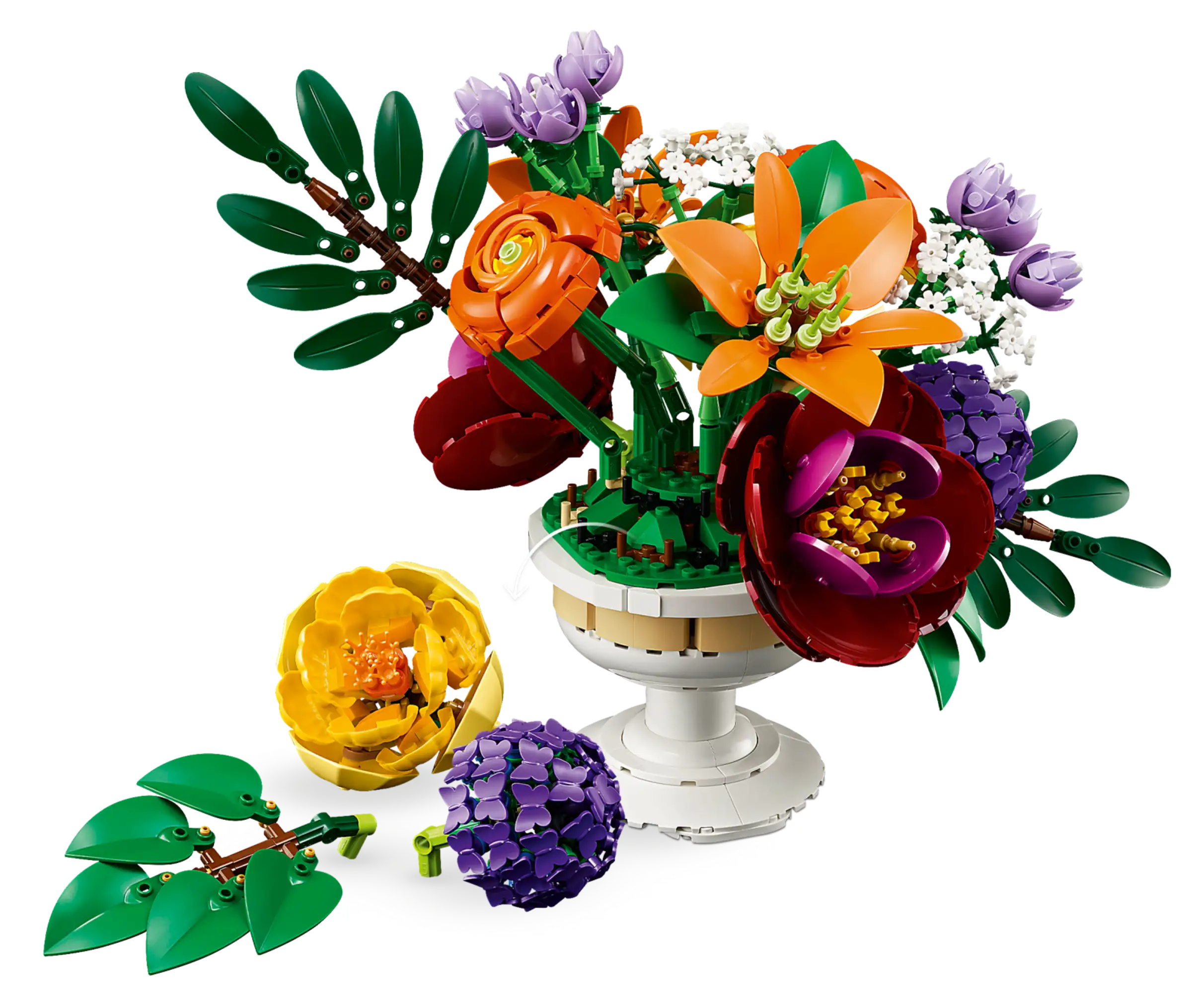 Compatible - Icons - 10345 - Botanicals - Flower Arrangement - 1161 Pieces