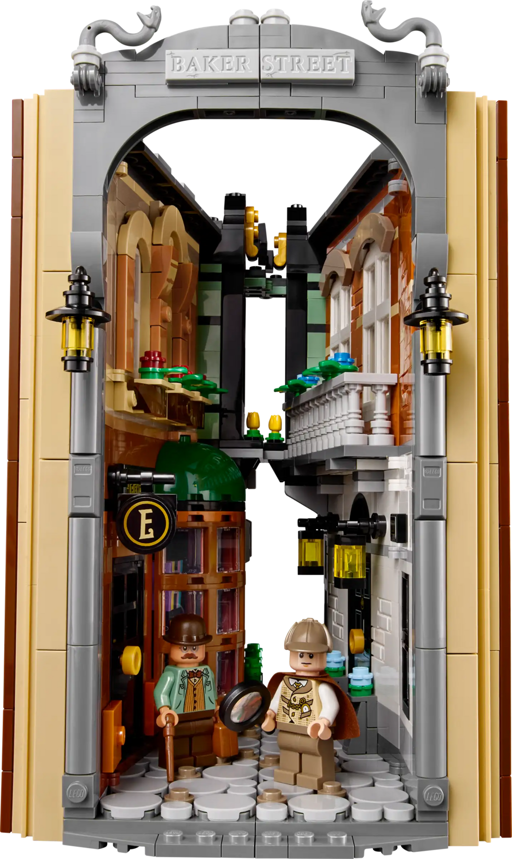 Compatible - Icons - 10351 - Sherlock Holmes - Book Nook - 1359 Pieces