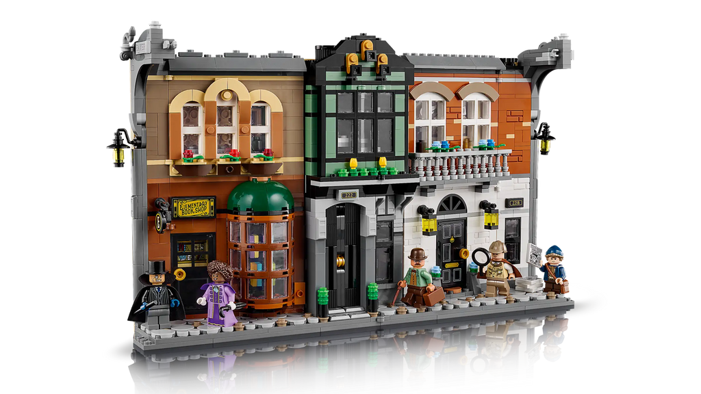 Compatible - Icons - 10351 - Sherlock Holmes - Book Nook - 1359 Pieces