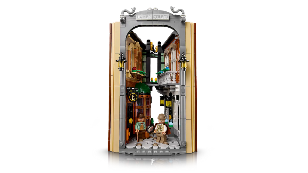 Compatible - Icons - 10351 - Sherlock Holmes - Book Nook - 1359 Pieces