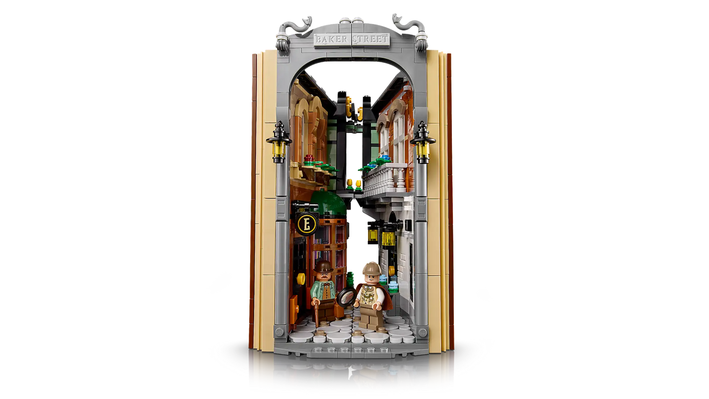 Compatible - 10351 - Sherlock Holmes Book Nook - 1351 Pieces