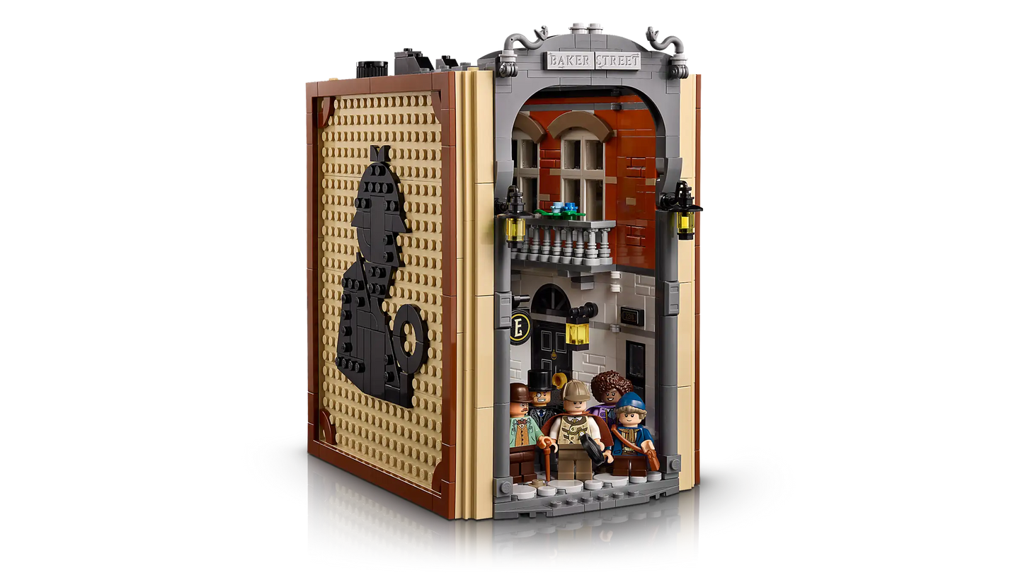 Compatible - 10351 - Sherlock Holmes Book Nook - 1351 Pieces