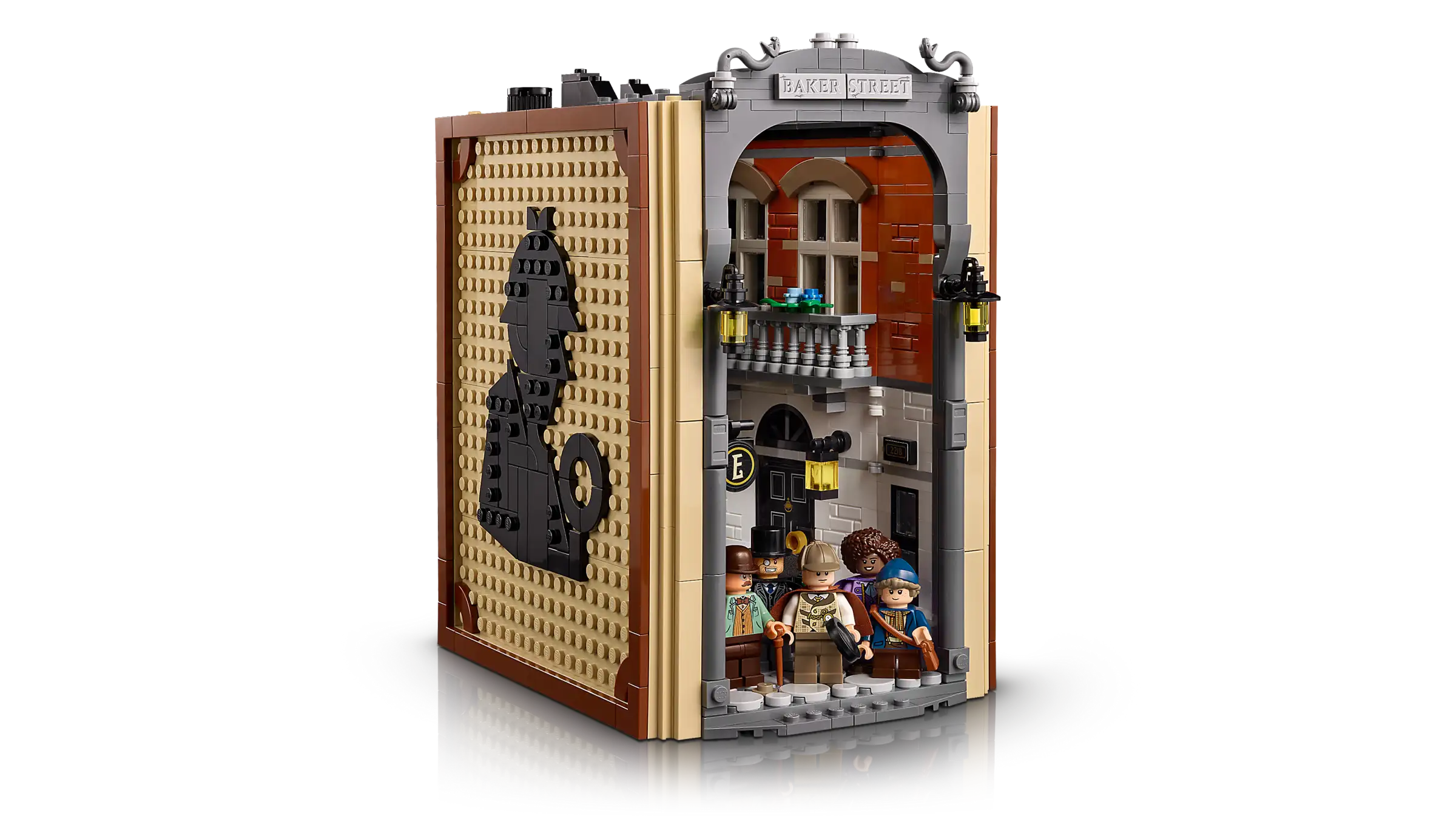 Compatible - Icons - 10351 - Sherlock Holmes - Book Nook - 1359 Pieces