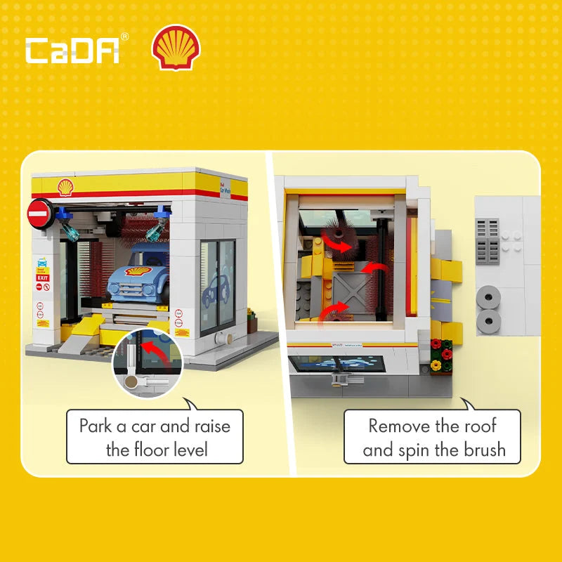 CaDA - C66030 - Shell Car Wash - 294 Pieces