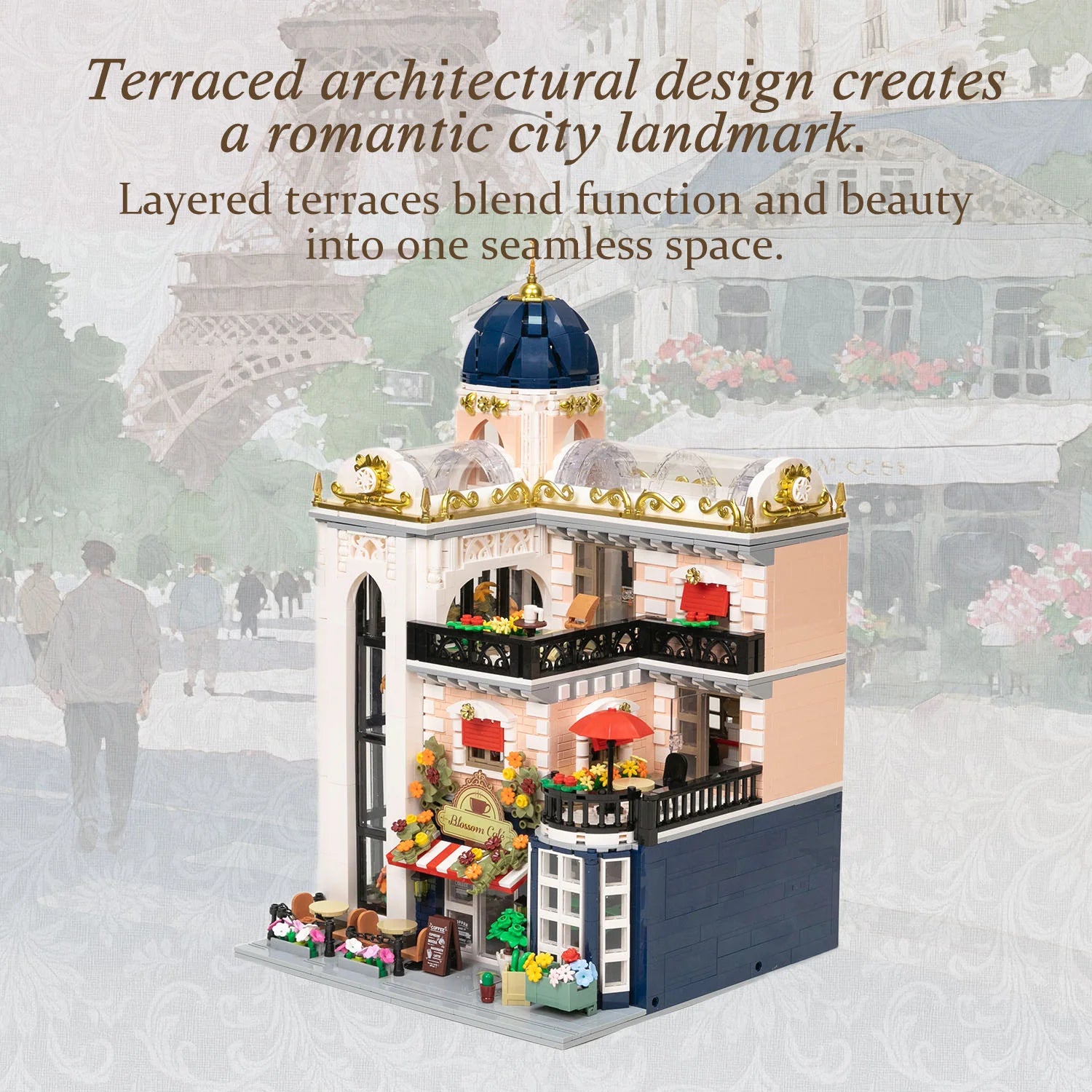 Pantasy - 85032 - Blossom Cafe - 2805 Pieces (Group Order Discount Not Applicable)