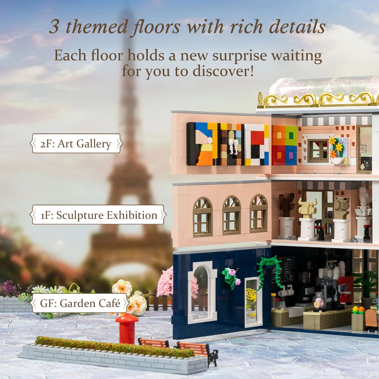 Pantasy - 85032 - Blossom Cafe - 2805 Pieces (Group Order Discount Not Applicable)