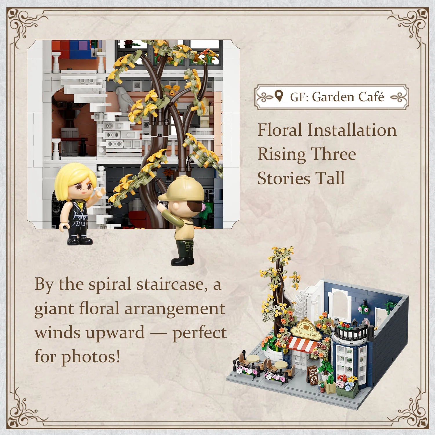 Pantasy - 85032 - Blossom Cafe - 2805 Pieces (Group Order Discount Not Applicable)