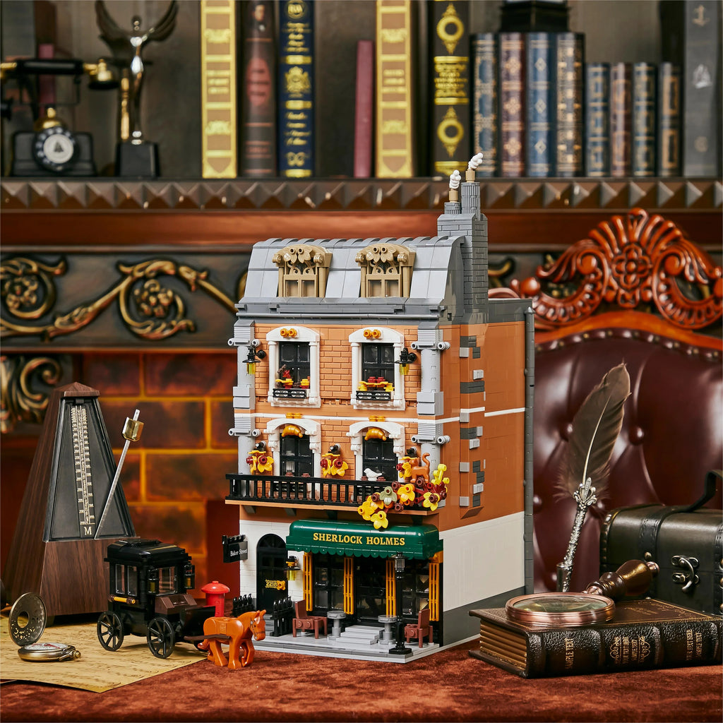 Pantasy - 85014 - Sherlock Holmes - 221B Apartment Building - 3,087 pieces