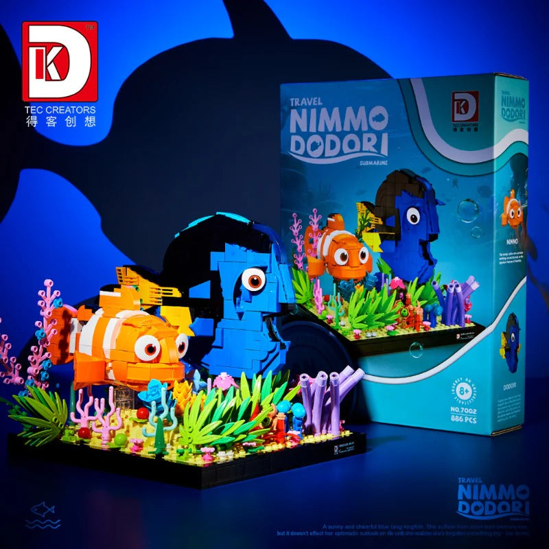 DK - 7002 - Finding Nemo - Nemo And Dori - 886 Pieces