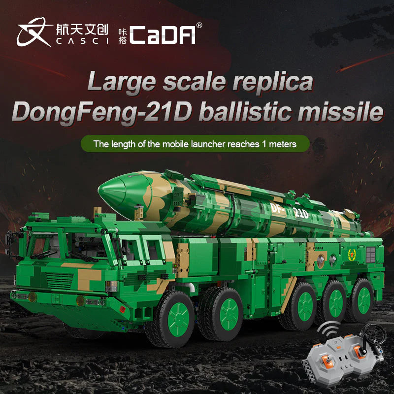 CaDA - C56031 - DF 21D - Dong Feng Anti-Ship Ballistic Missile - 6351 Pieces - Static Version (Group Order Discount Not Applicable)