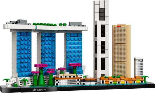 Compatible Singapore City Skyline - Architecture - 504 Pieces