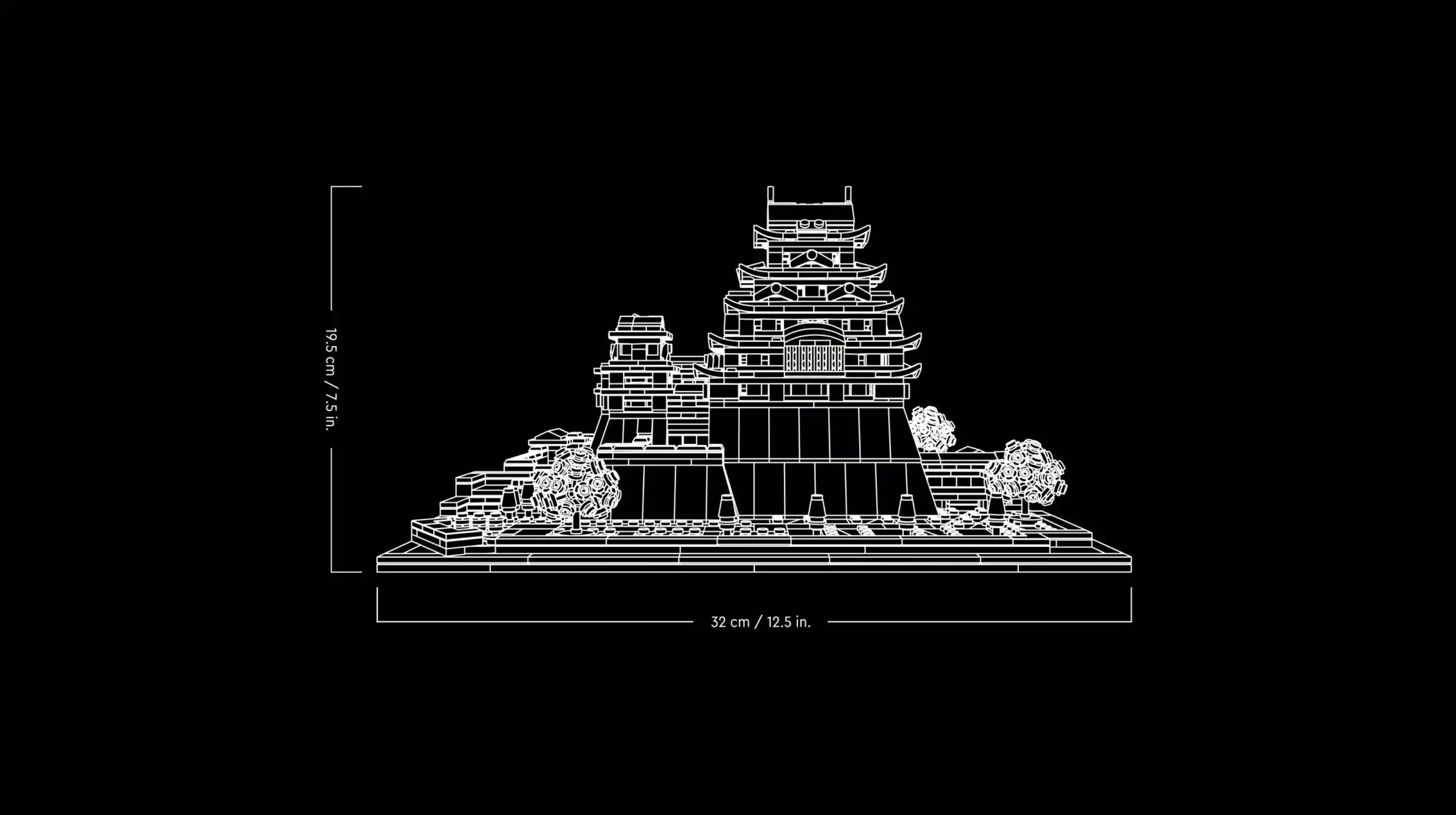 Compatible - Architecture - 21060 - Himeji Castle - 2125 Pieces