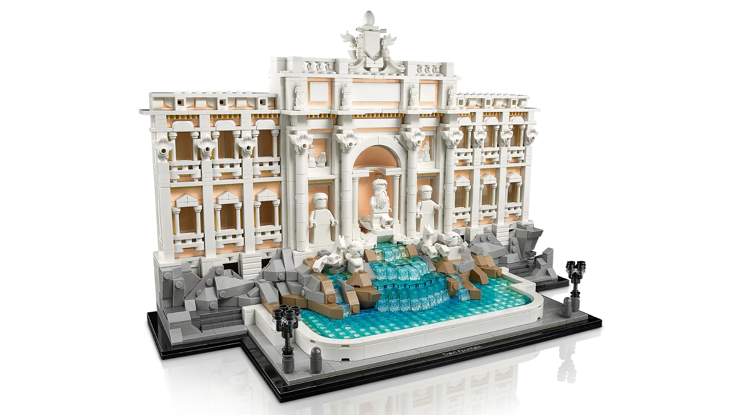 Compatible - Architecture - 21062 - Trevi Fountain - 1880 Pieces