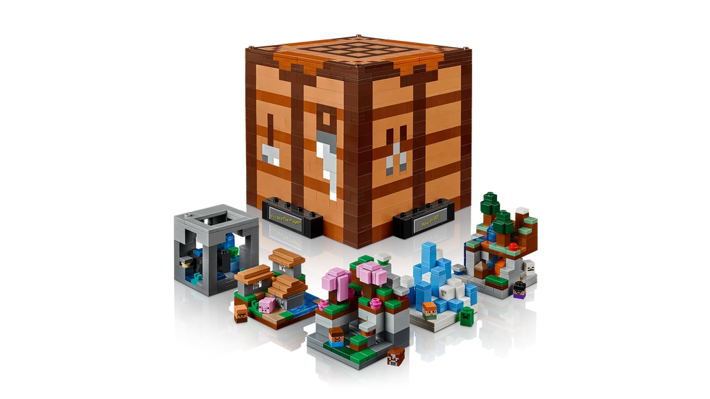 Compatible - Minecraft - 21265 - The Crafting Table - 1195 Pieces