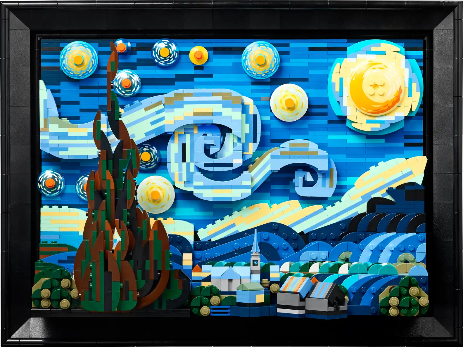 Compatible 21333 - IDEAS - Vincent Van Gogh - Starry Night - 2316 Pieces (Group Order Discount Not Applicable)