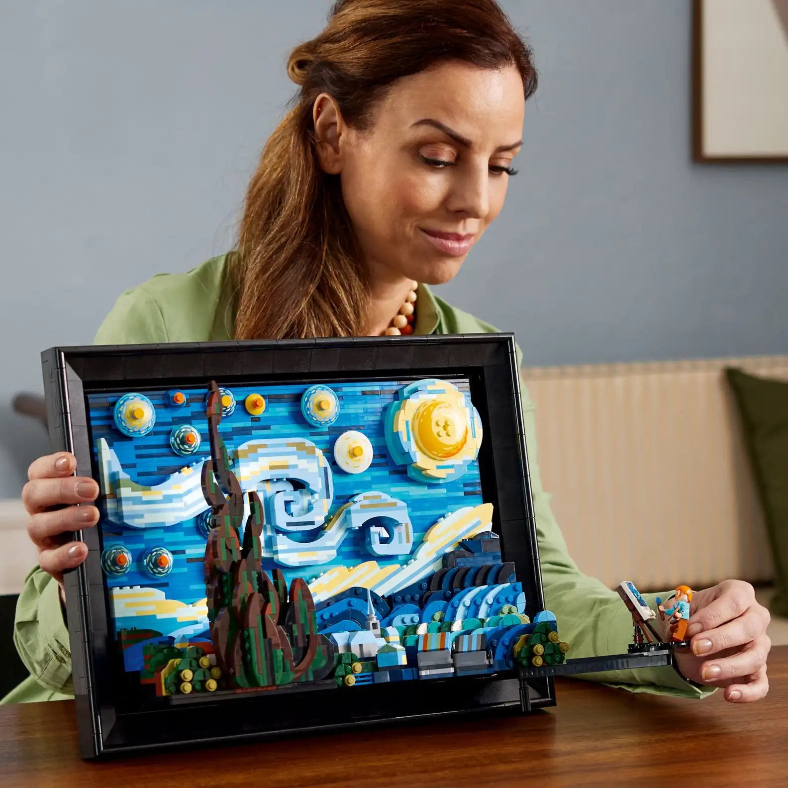 Compatible 21333 - IDEAS - Vincent Van Gogh - Starry Night - 2316 Pieces (Group Order Discount Not Applicable)