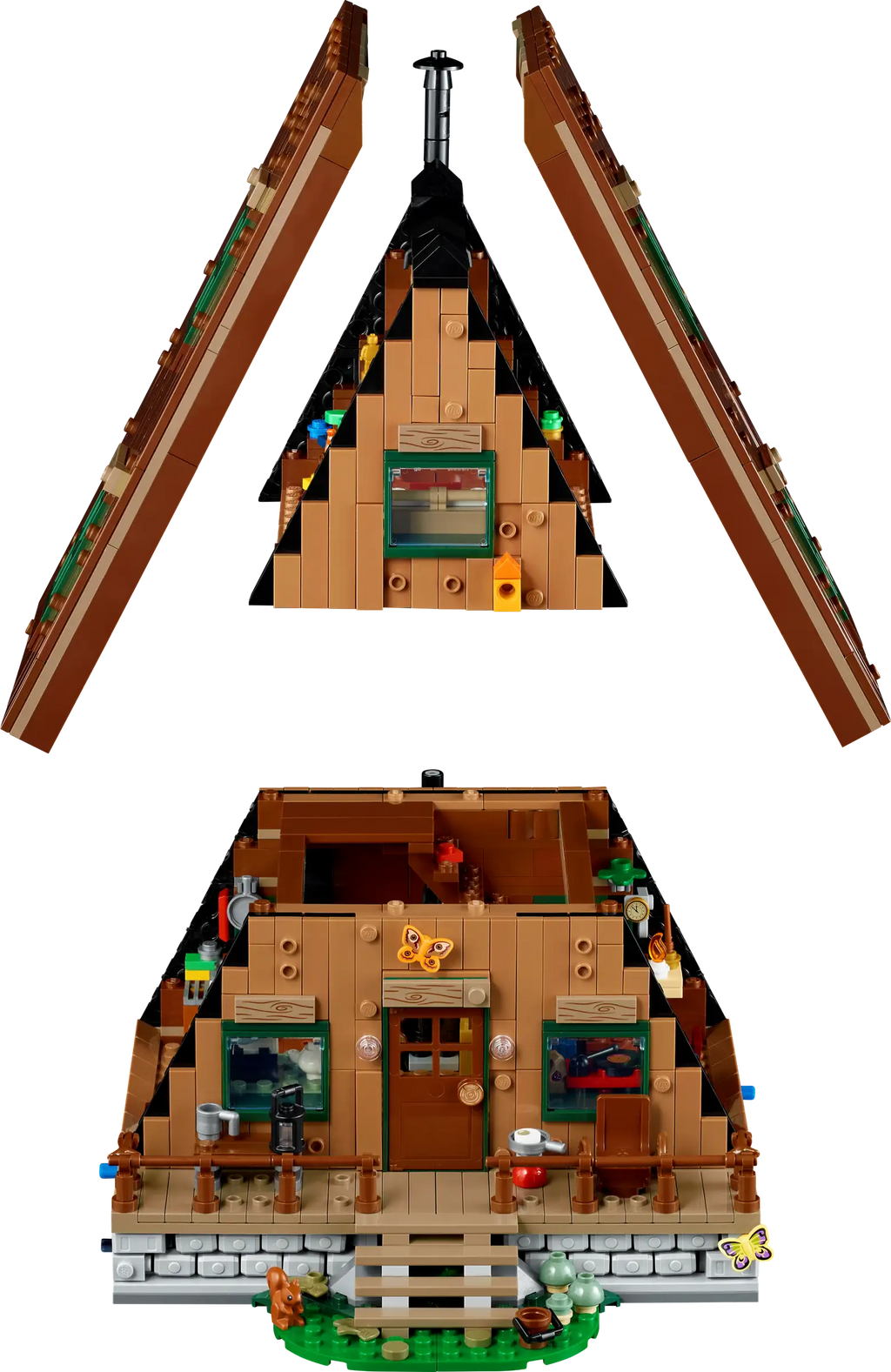 Compatible - IDEAS - 21338 - A Frame Cabin - 2082 Pieces