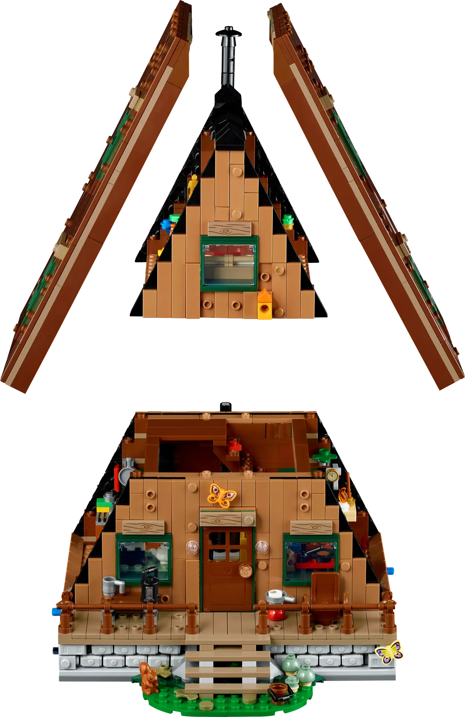 Compatible - IDEAS - 21338 - A Frame Cabin - 2082 Pieces