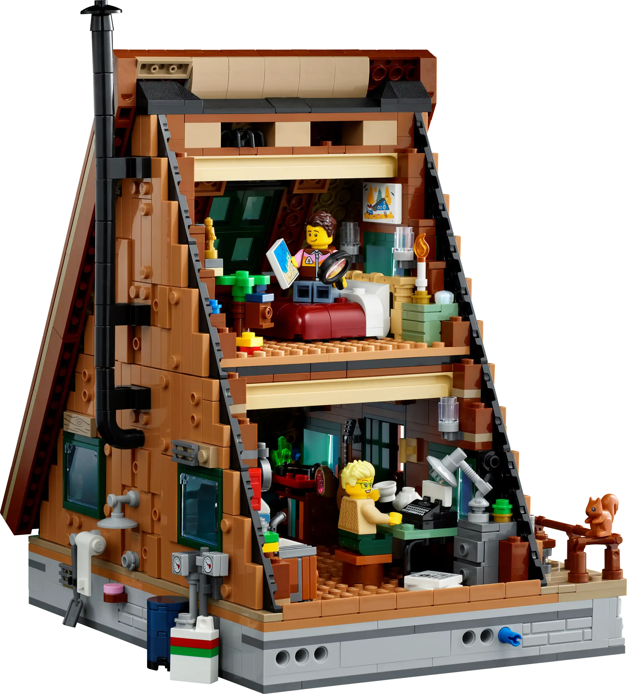 Compatible - IDEAS - 21338 - A Frame Cabin - 2082 Pieces