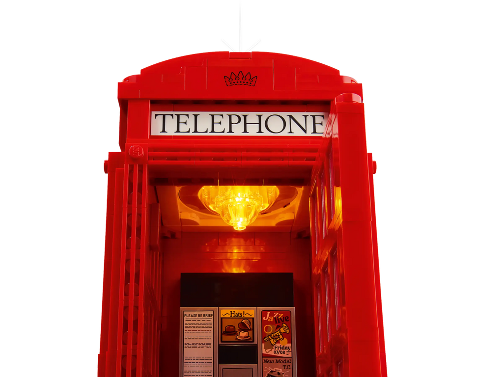 Compatible - IDEAS - 21347 - Red London Telephone Box - 1460 Pieces