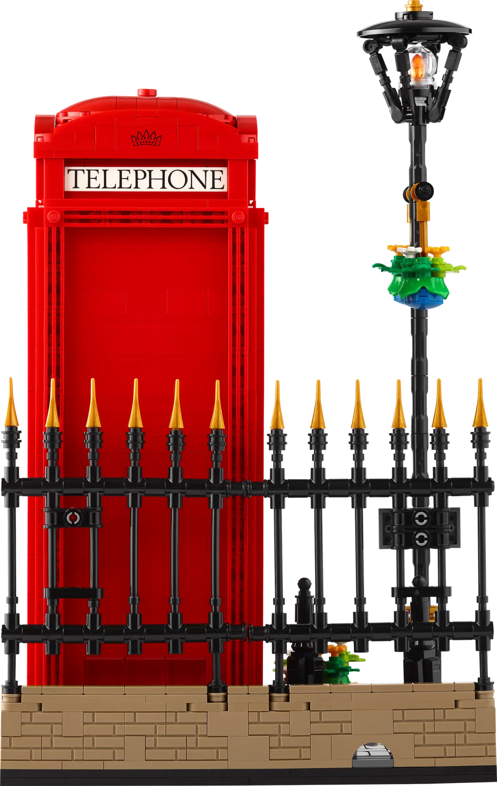 Compatible - IDEAS - 21347 - Red London Telephone Box - 1460 Pieces