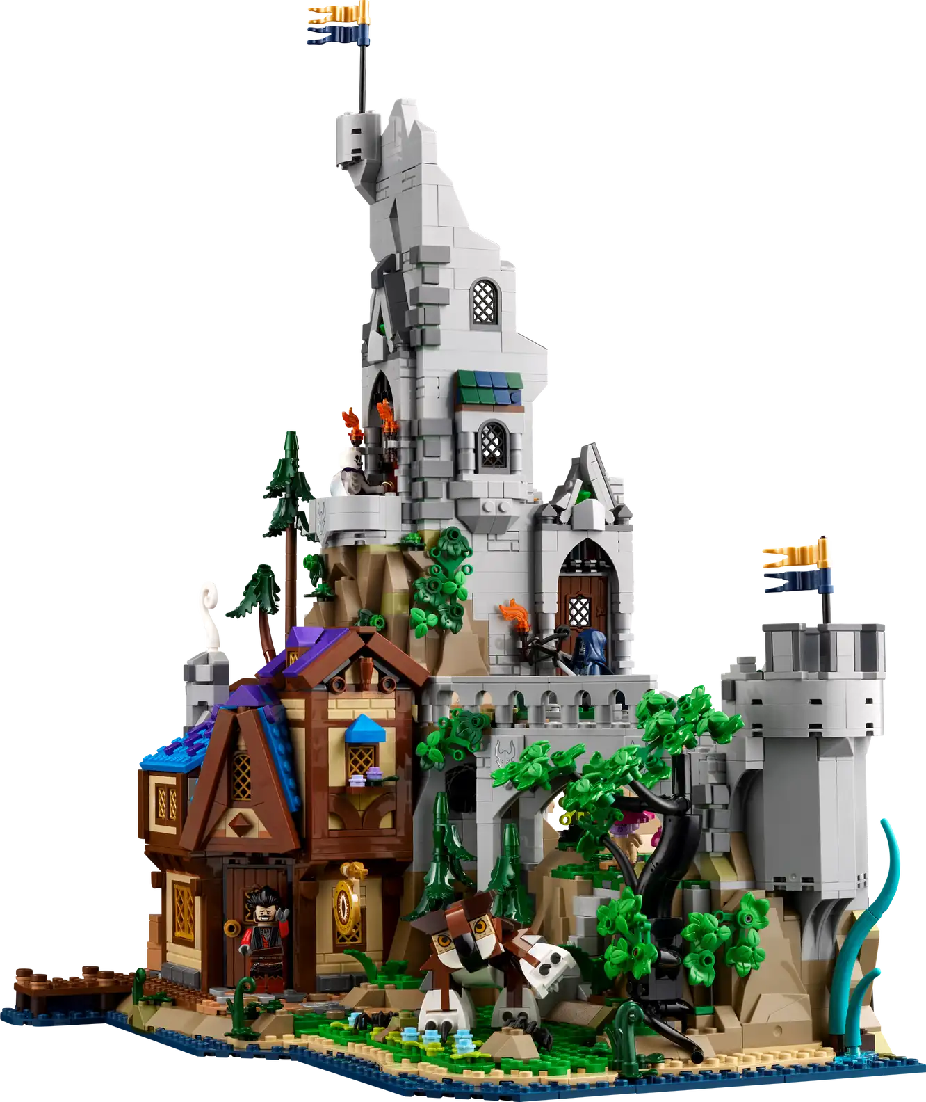 Compatible - IDEAS - 21348 - Dungeons And Dragons- Red Dragon's Tale - 3745 Pieces