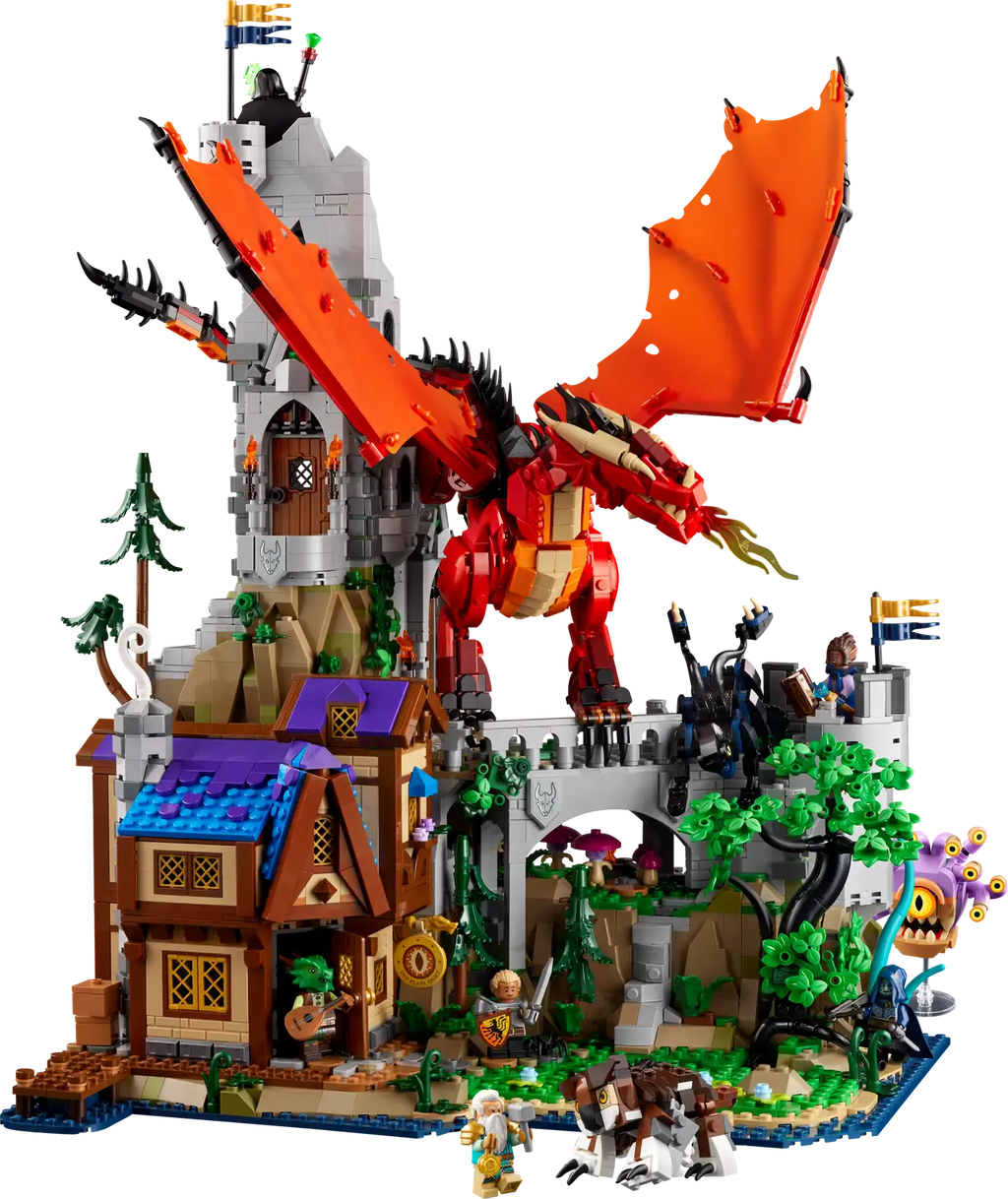 Compatible - IDEAS - 21348 - Dungeons And Dragons- Red Dragon's Tale - 3745 Pieces