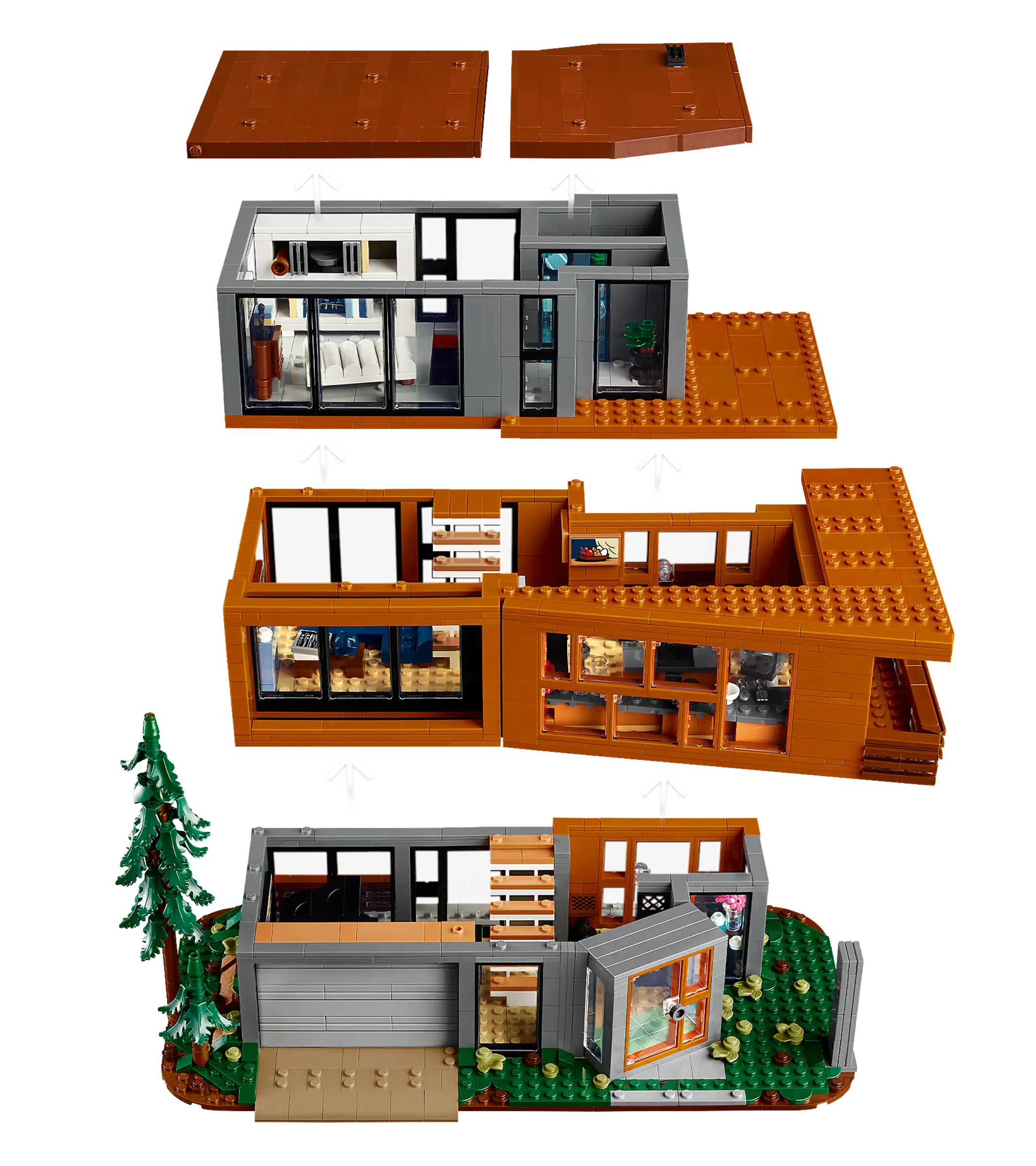 Compatible - IDEAS - 21354 - Twilight The Cullen House - 2001 Pieces