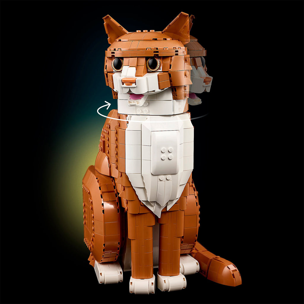 Compatible - 21376 - IDEAS - Orange Cat - 1755 Pieces