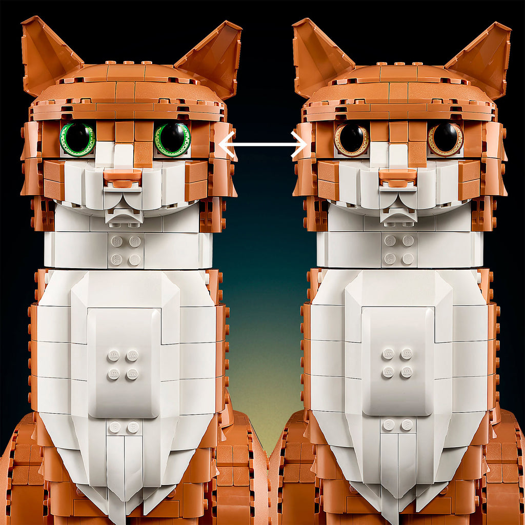 Compatible - 21376 - IDEAS - Orange Cat - 1755 Pieces
