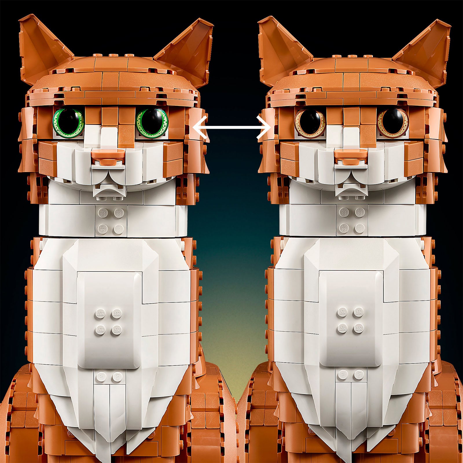Compatible - 21376 - IDEAS - Orange Cat - 1755 Pieces