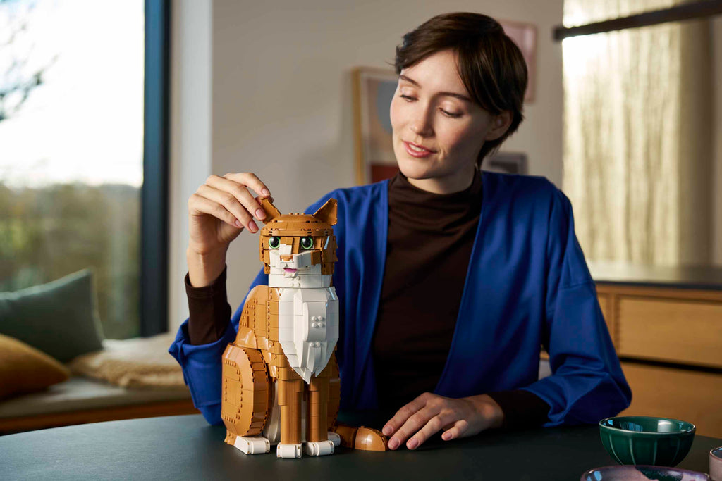 Compatible - 21376 - IDEAS - Orange Cat - 1755 Pieces