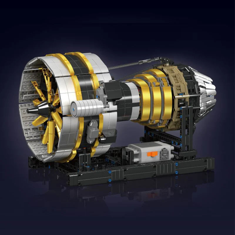 Mould King - 10141 - F14 Aircraft Engine - 2256 Pieces - Dynamic Version