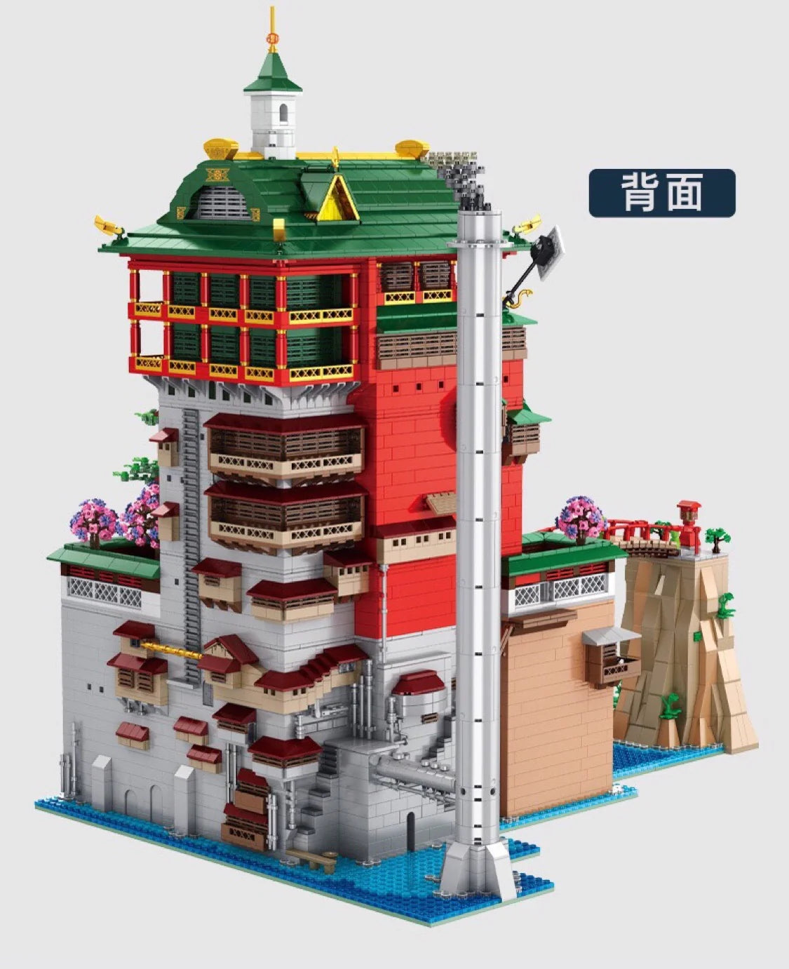 Panlos - 55121 - Spirited Away - Yubaba's Bathouse - 6876 Pieces - Includes A Lighting Kit