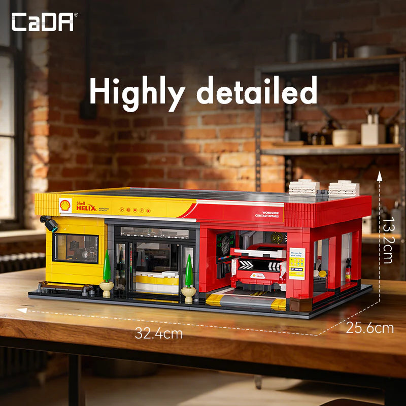 CaDA - C66025 - Shell Service Station - 1697 Pieces