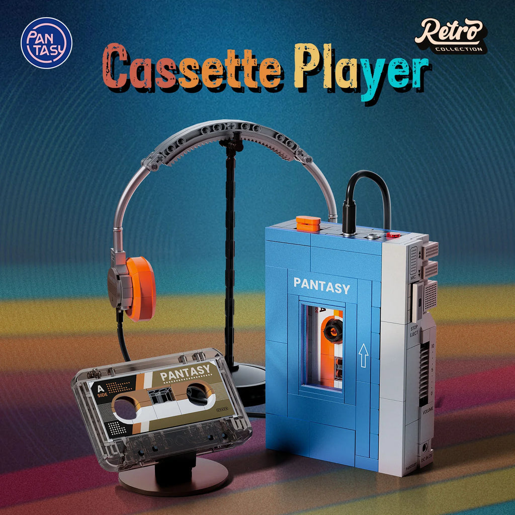 Pantasy - 85039 - Retro Series - Cassette Player - 569 Pieces