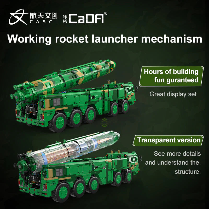 CaDA - C56031 - DF 21D - Dong Feng Anti-Ship Ballistic Missile - 6351 Pieces - Static Version (Group Order Discount Not Applicable)