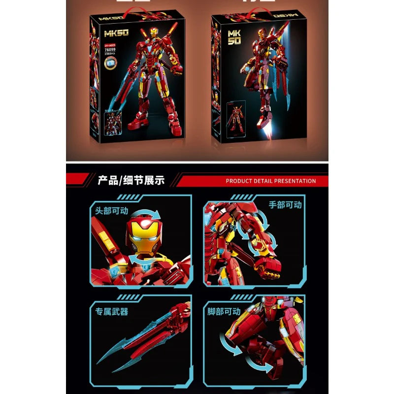 Iron Man - MK50 - Mecha Suite - 1568 Pieces