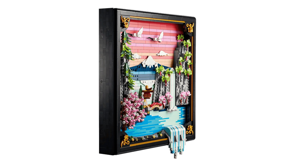 Compatible - 31218 - Art - Japanese Cherry Blossom Landscape - 1812 Pieces