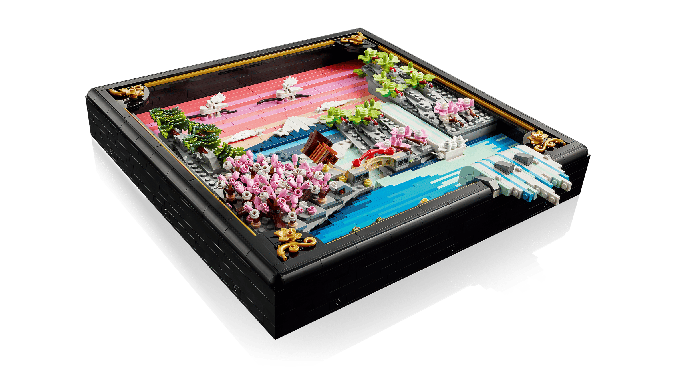 Compatible - 31218 - Art - Japanese Cherry Blossom Landscape - 1812 Pieces