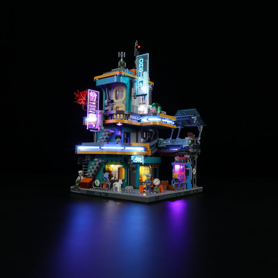 Funwhole/Lumibricks - F9042 - Cyberpunk Apartment - 2507 Pieces