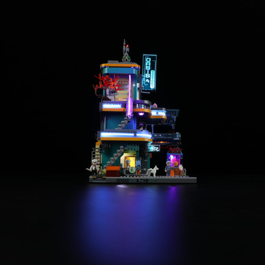 Funwhole/Lumibricks - F9042 - Cyberpunk Apartment - 2507 Pieces